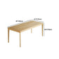 Modern 1/2/3/4/5 Pieces Dining Set Rectangle Solid Wood Legs Dinette Set in Natural Clearhalo 'Dining Room Sets' 'Dining Tables & Seating' 'dining_room_set' 'furn' 'furn_dining_room_set' 'Furniture' 'Kitchen & Dining Furniture' 1200x1200_f2efea03-9e6b-4a3c-a214-dfc9bc087e47