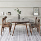 Modern Stone Dining Table 4 Ash Legs Dining Table for Dining Room