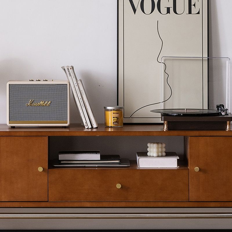 Modern TV Console Solid Wood Media Console TV Stand with Drawer Clearhalo 'furn' 'furn_tv_stands_entertainment_centers' 'Furniture' 'Living Room Furniture' 'TV Stands & Entertainment Centers' 'TV Stands & Media Storage Furniture' 'tv_stands_entertainment_centers' 1200x1200_f2f2361b-a81c-4b87-ad86-a262a525591f