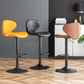 Swivel Adjustable Height Bar Stool Industrial Metal Patio Bar Stool with Cushion