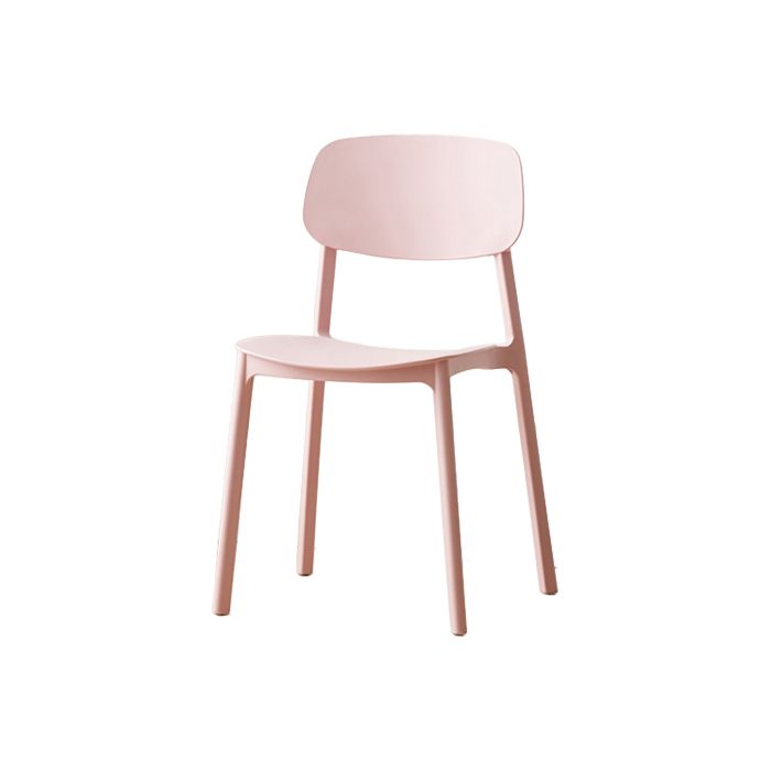 Scandinavian Plastic Conference Room Side Chair Open Back Dining Chair (Set of 4) Clearhalo ' kitchen&dining_furn' 'Dining Chairs' 'Dining Tables & Seating' 'dining_chair' 'furn' 'furn_dining_chair' 'Furniture' 'furniture_dining_chair' 'Kitchen & Dining Furniture' 'kitchen' 1200x1200_f2f50b94-df15-4f46-8ac4-846a3492d26b