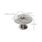 Modern Stainless Steel Base Pedestal Dining Table Extendable Dinner Table for Home Clearhalo 'Dining Tables & Seating' 'Dining Tables' 'dining_table' 'furn' 'furn_dining_table' 'Furniture' 'Kitchen & Dining Furniture' 1200x1200_f2f58cb0-5612-4fbd-955d-e014de98928a