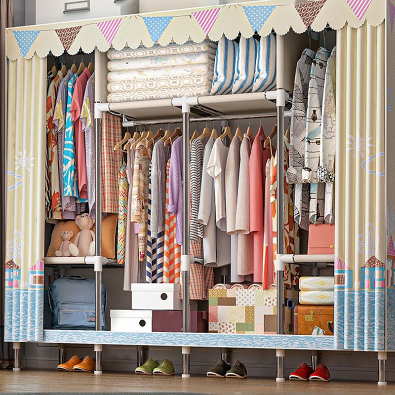 Armoire à cadre en métal Armoire de style contemporain garde-robe