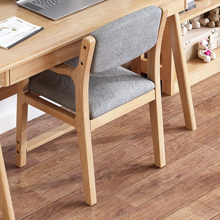 モダンなダイニングチェアオープンバックダイニングアームサイド椅子と木製の脚
