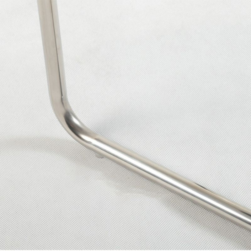 17.7 "W Moderia C Side Glass Rectangular/Madera de madera Topil final