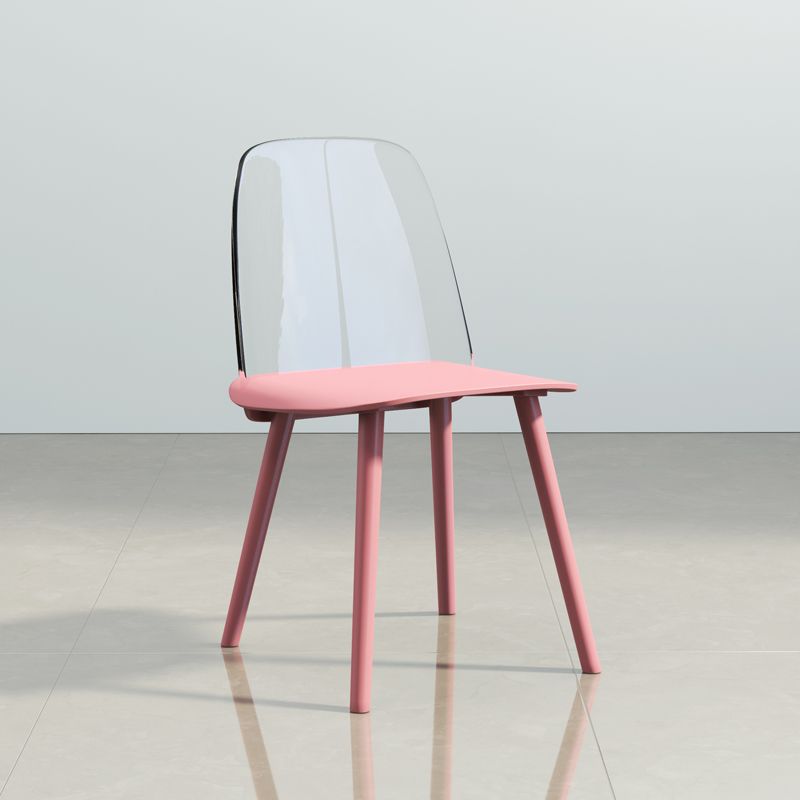 Glam Style Side Chair Plastic Indoor Dining Chair (Set of 2) Clearhalo 'Dining Chairs' 'Dining Tables & Seating' 'dining_chair' 'furn' 'furn_dining_chair' 'Furniture' 'furniture_dining_chair' 'Kitchen & Dining Furniture' 1200x1200_f2f8cc25-00f9-4687-981b-a6ab0cddd585