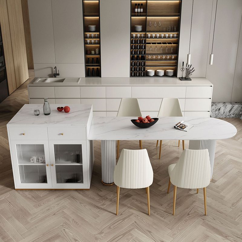 Double Pedestal Dinner Table Traditional Luxury Dining Site Table for Home Clearhalo ' dining_table' 'Dining Tables & Seating' 'Dining Tables' 'furn' 'furn_dining_table' 'Furniture' 'furniture_dining_table' 'Kitchen & Dining Furniture' 'kitchen&dining_furn' 'kitchen' 'kitchen_dining_table' 1200x1200_f2f96f36-df06-4cbf-8d9d-208b0fe0be0c