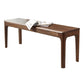 Rectangle Brown Seating Bench Modern Solid Wood Entryway and Bedroom Bench Clearhalo 'Benches' 'Chairs & Seating' 'furn' 'furn_benches' 'Furniture' 'Living Room Furniture' 1200x1200_f2f9b14a-c97a-4fb2-8eef-a5e59dbf3d38