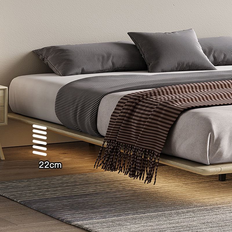 Cadre de plate-forme moderne de 85,43 pouces de large lit au milieu du siècle