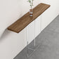 Contemporary Rectangle Sofa Console Table with Acrylic Bracket for Hall