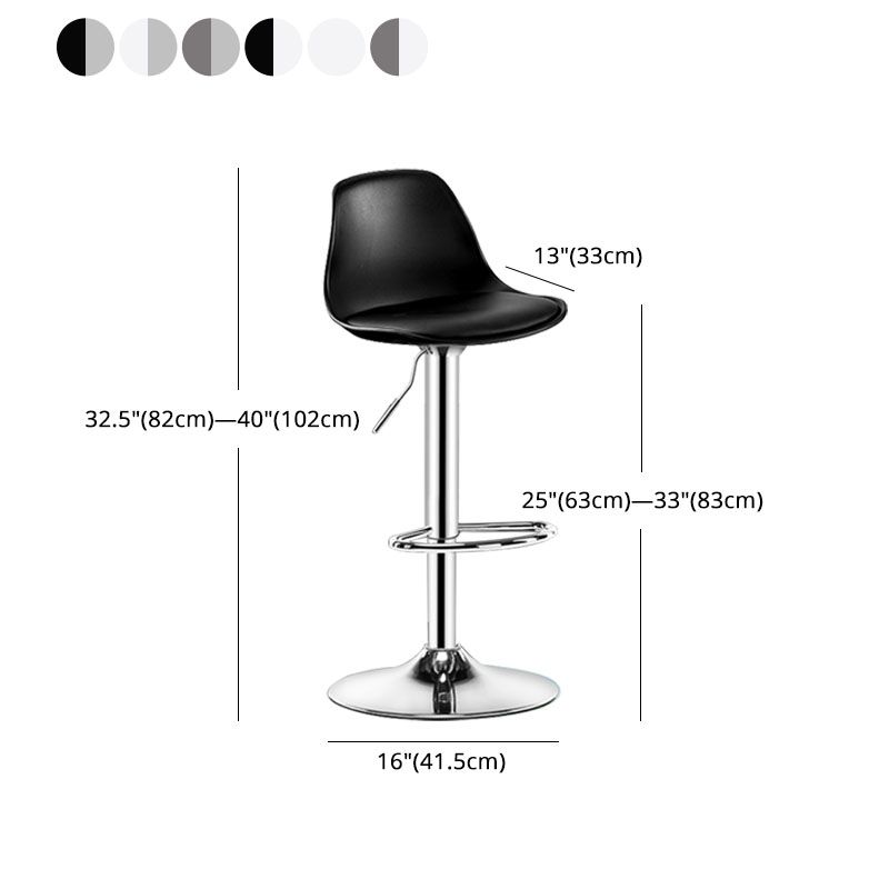 Industrial Style Bar-stool Metal Leg Bucket Seat for Counter Bar Clearhalo 'Bar Furniture' 'Bar Stools' 'bar_stools' 'furn' 'furn_bar_stools' 'furniture_bar_stools' 'Kitchen & Dining Furniture' 'kitchen&dining_furn' 'kitchen' 'kitchen_furn' Furniture' 1200x1200_f2fcd065-88bc-41da-b2a5-bb7d9e95a2d2