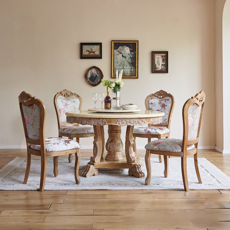 Victoria Round Table Set 1/2/5 Pieces Dining Set for Home Use Clearhalo 'Dining Room Sets' 'Dining Tables & Seating' 'dining_room_set' 'furn' 'furn_dining_room_set' 'Furniture' 'Kitchen & Dining Furniture' 1200x1200_f2fe4ee2-2834-49ba-962a-283e323c4d2d