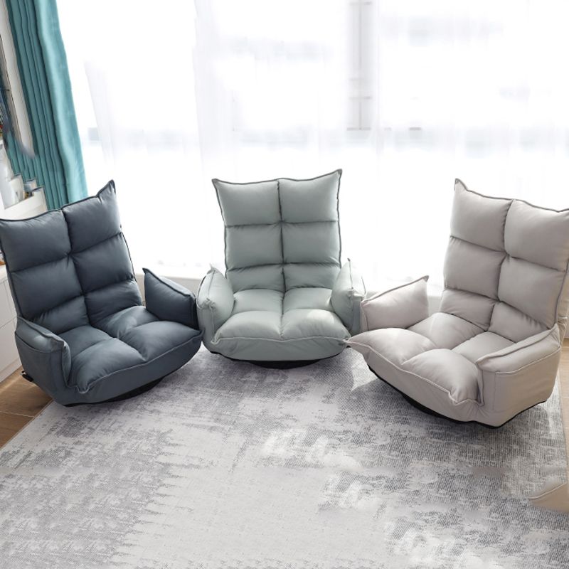 Rocking Standard Recliner Contemporary Style Solid Color Recliner Chair