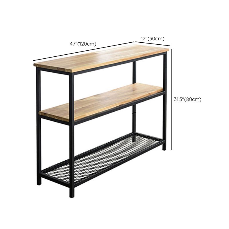 Tavolo di accento della console moderna di metà secolo Antique di divani console di finitura in legno