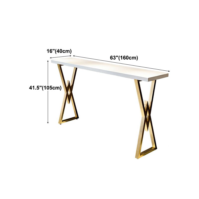 Nordic White Wood Bar Table 42-inch Height Pub Table for Kitchen Living Room Clearhalo 'Bar Furniture' 'Bar Tables' 'bar_tables' 'furn' 'furn_bar_tables' 'Furniture' 'furniture_bar_tables' 'Kitchen & Dining Furniture' 'kitchen&dining_furn' 'kitchen' 1200x1200_f301fd91-186d-46a5-b14f-7b224dbbad73