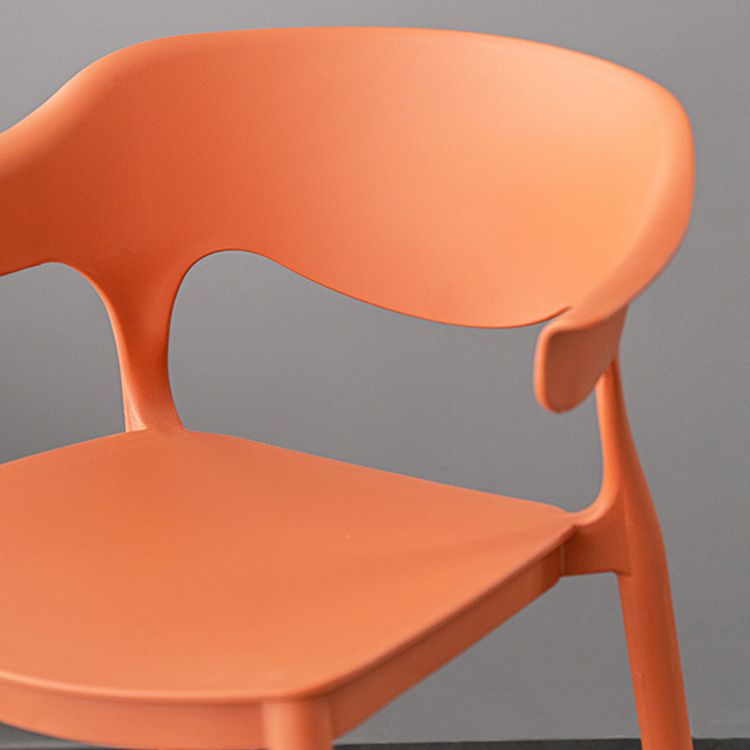 Nordic Stackable Bar-stool Plastic Counter Bar Stool with Plastic Legs for Home Clearhalo 'Bar Furniture' 'Bar Stools' 'bar_stools' 'furn' 'furn_bar_stools' 'Furniture' 'furniture_bar_stools' 'Kitchen & Dining Furniture' 1200x1200_f304248c-06c2-4326-894c-9d169e3739c3