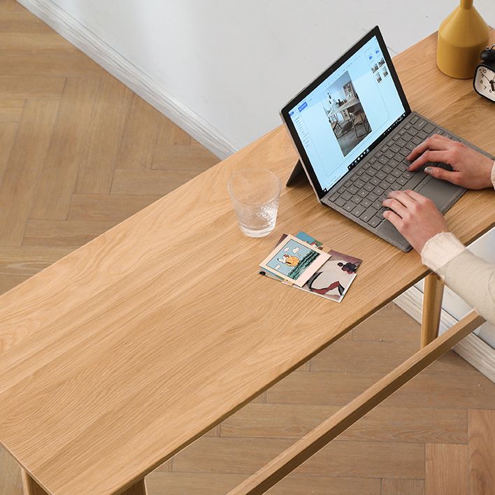 Modern 4 Legs Bistro Bar Table Solid Wood Bar Table for Living Room Clearhalo 'Bar Furniture' 'Bar Tables' 'bar_tables' 'furn' 'furn_bar_tables' 'Furniture' 'Kitchen & Dining Furniture' 1200x1200_f3045419-2965-4b02-a122-f25ba7251015