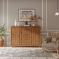 American Traditional Combo Kommode Holzspeicher Brust mit Schubladen für Schlafzimmer