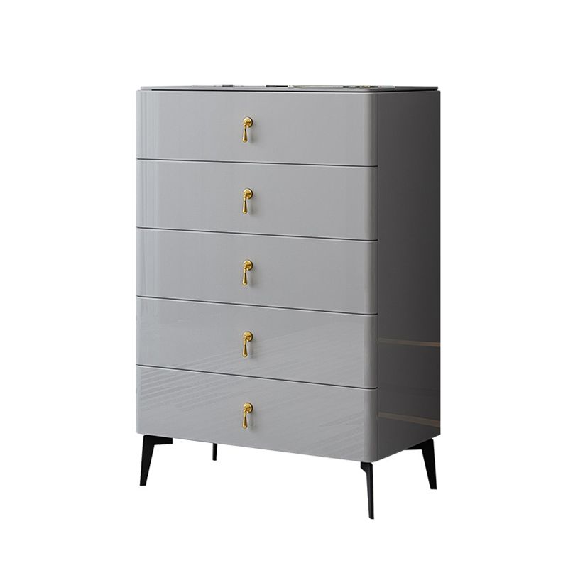 Contemporary 34.65'"/41.73" Tall Wooden Chest, Rectangle Accent Chest with Drawers Clearhalo 'Cabinets & Chests' 'cabinets_chests' 'furn' 'furn_cabinets_chests' 'Furniture' 'Living Room Furniture' 1200x1200_f3088c1c-5f87-4269-825d-821c42a48925