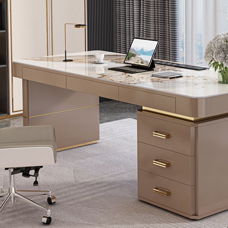 Modern Style Office Desk Rectangular Shape Task Desk with 2-Legs for Office Clearhalo 'furn' 'furn_office_desk' 'Furniture' 'Office Desks' 'Office Furniture' 'office_desk' 1200x1200_f30a51d5-431f-40d9-ace8-98ca602f6ba4