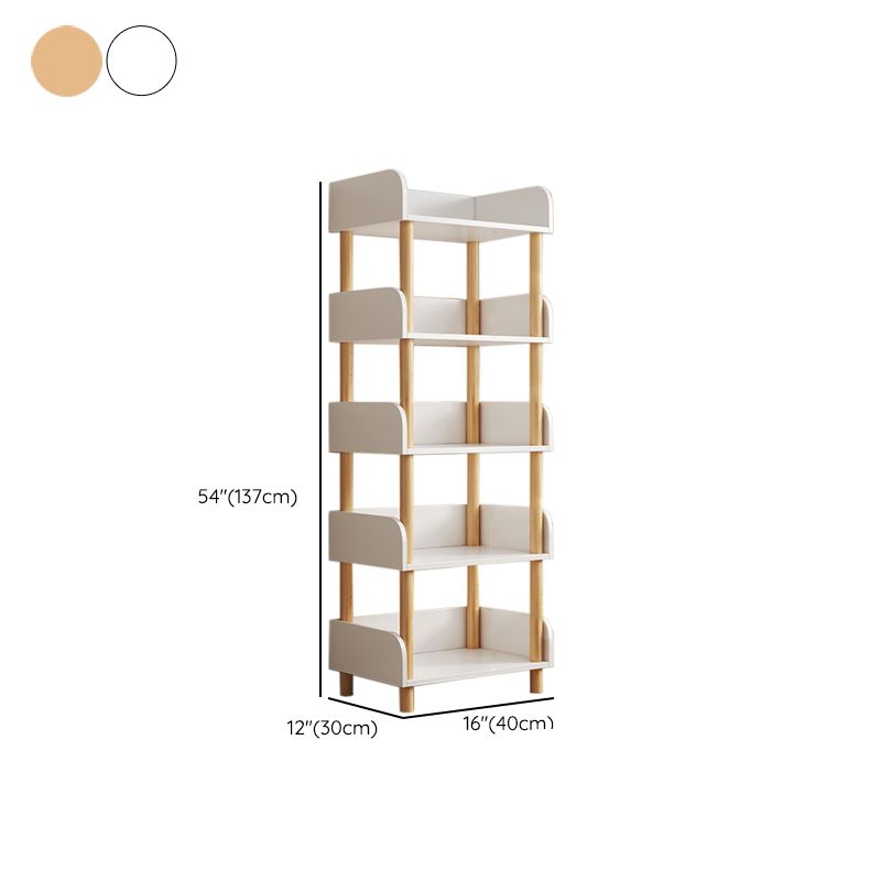 Scandinavische standaard boekenplank Open Back Engineered Wood Bookcast