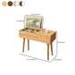 Scandinavian 3-Drawer Solid Wood Flip-top Dressing Vanity Make-up Table Clearhalo 'Bedroom Furniture' 'furn' 'furn_makeup_vanities' 'Furniture' 'Makeup Vanities' 'makeup_vanities' 1200x1200_f30d6f6a-3548-4c46-b217-40be09d35fe4