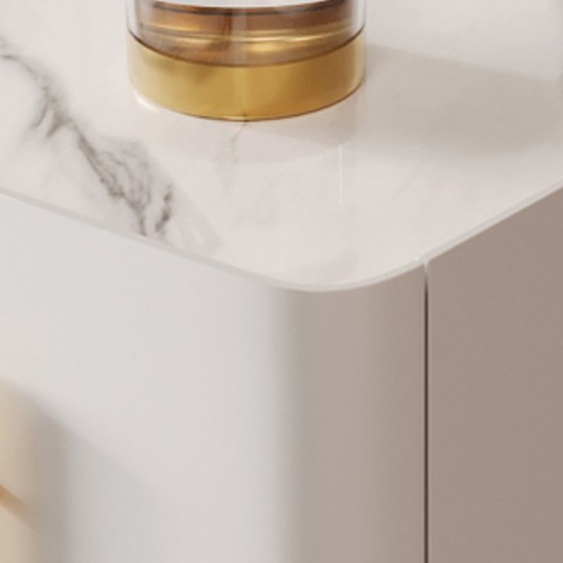 Tavolo di accento laterale in marmo della metà secolo