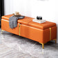 15.4" W Glam Upholstered Ottoman Bench Cushioned Seating Bench Clearhalo 'Benches' 'Chairs & Seating' 'furn' 'furn_benches' 'Furniture' 'Living Room Furniture' 1200x1200_f31504cc-584a-402f-a324-bfb2d9fea93b
