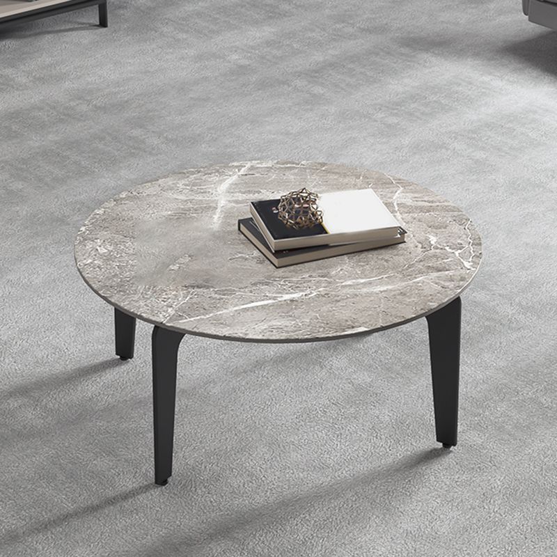 13.7"Tall 4 Legs Grey Rectangular/Round Slate Top Coffee Table Clearhalo 'Coffee & Accent Tables' 'Coffee Tables' 'coffee_tables' 'furn' 'furn_coffee_tables' 'Furniture' 'Living Room Furniture' 1200x1200_f316ab99-bdd1-44dc-b9f7-19f6bb31cd0a