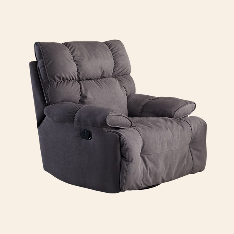 Traditional Fabric Reclining Chair Manual Rocking Recliner with Independent Foot Clearhalo 'Chairs & Seating' 'furn' 'furn_recliners' 'Furniture' 'Living Room Furniture' 'Recliners' 1200x1200_f317f571-54fb-4c80-a3be-079a938bab85