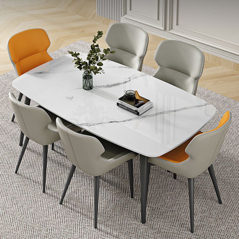 Tavolo da pranzo in pietra sinterizzato tavolo da pranzo industriale per cucina