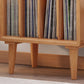Modern Wooden Bookcase Closed Back Standard Bookshelf with Shelves