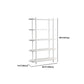 Libreria moderna bianca ingegnerizzato in legno Multi -tiers Etagere Open Bookshelf per Home Office