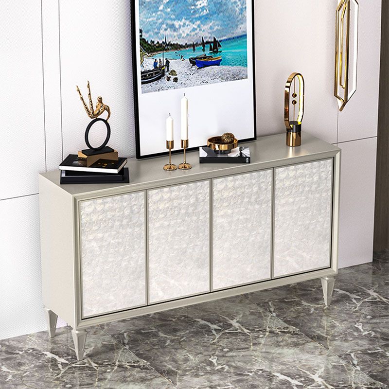 Stile moderno a buffet in legno ingegnerizzato per la sala da pranzo 35,4 pollici di altezza