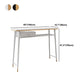 Industrial Marble Pub Table with Rectangle Table Top Legs Table - 41.3" H Clearhalo 'Bar Furniture' 'Bar Tables' 'bar_tables' 'furn' 'furn_bar_tables' 'Furniture' 'furniture_bar_tables' 'Kitchen & Dining Furniture' 1200x1200_f3228079-fca6-4995-adc3-3129896ead0c