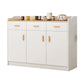 Sideboard contemporaneo ingegnerizzato in legno da pranzo Sideboard con mobile