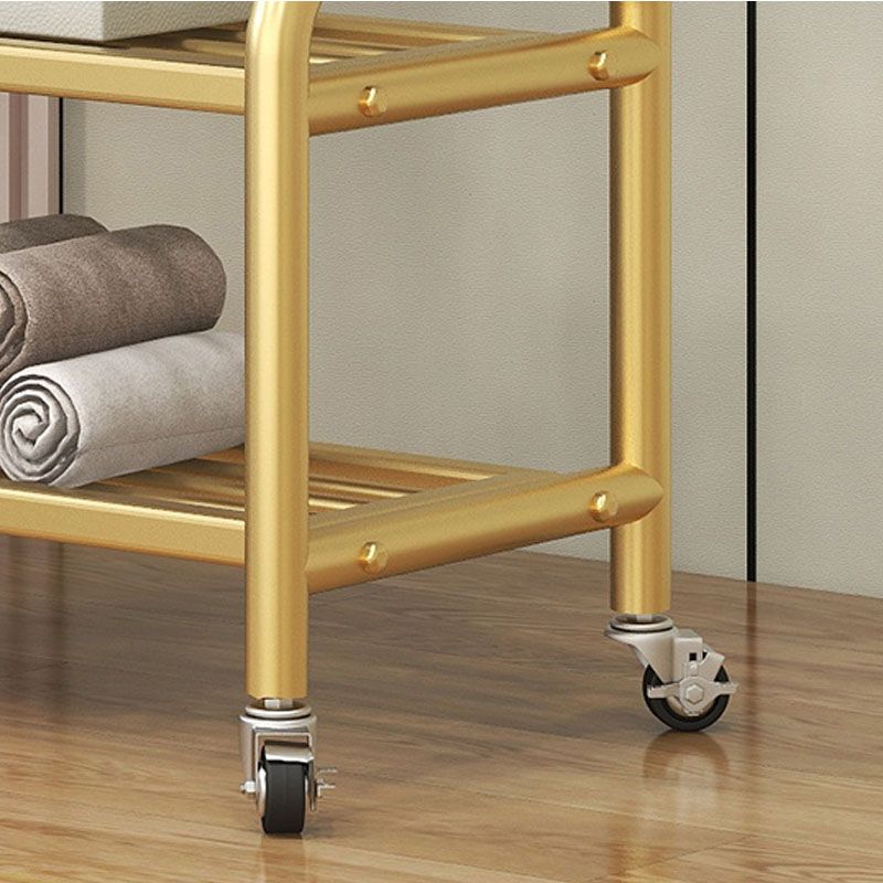 Splendido appendiabiti per rivestimento per mantello metallico con scaffali di stoccaggio