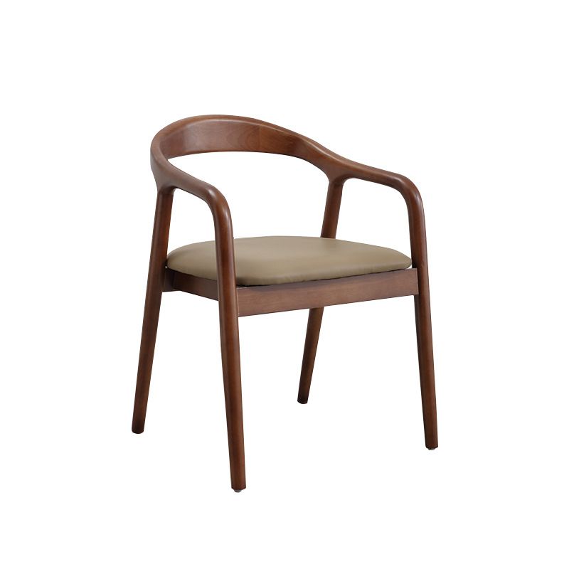 Modern Wood Base Indoor Chair 23''Wide Open Back Dining Side Chair with 4 Legs for Restaurant Clearhalo ' kitchen&dining_furn' 'Dining Chairs' 'Dining Tables & Seating' 'dining_chair' 'furn' 'furn_dining_chair' 'Furniture' 'furniture_dining_chair' 'Kitchen & Dining Furniture' 'kitchen' 1200x1200_f32859c2-39b8-47b0-a15f-c776972fd21b
