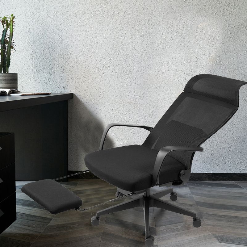 Sedia moderna sedia da ufficio a braccio fisso regolabile sedia girevole con ruote