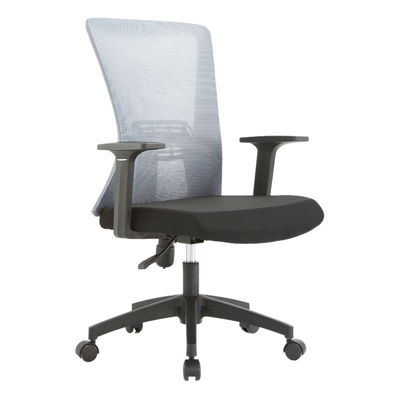 Fixed Arms Office Chair Microfiber Desk High Back Chair Wheels Ergonomic Clearhalo 'furn' 'furn_office_chair' 'Furniture' 'Office Chairs' 'Office Furniture' 'office_chair' 1200x1200_f32be1fc-c975-4004-bc99-2b61771bd374