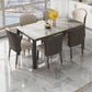 Oak Solid Wood Legs Dining Table Mid-Century Rectangle Dining Table Clearhalo 'Dining Tables & Seating' 'Dining Tables' 'dining_table' 'furn' 'furn_dining_table' 'Furniture' 'Kitchen & Dining Furniture' 1200x1200_f32d14c1-638c-40e8-b6ae-d97ee44b0c20