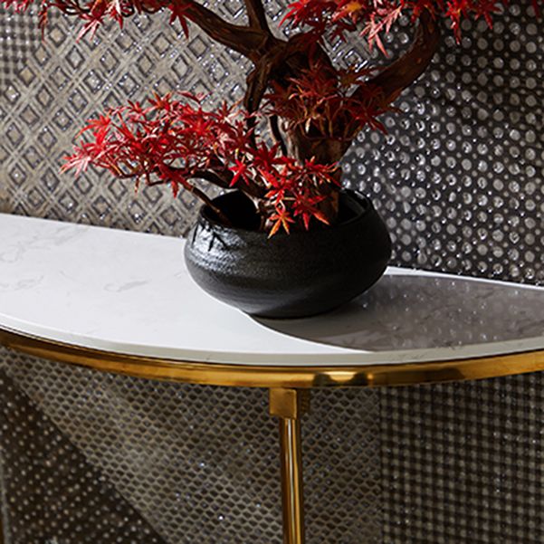 Mesa de acento de consola glamor