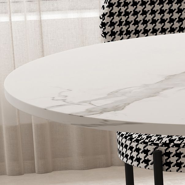 Modern Sintered Stone Dining Table Set 1/2/5 Pieces Dining Set Clearhalo 'Dining Room Sets' 'Dining Tables & Seating' 'dining_room_set' 'furn' 'furn_dining_room_set' 'Furniture' 'furniture_dining_room_set' 'Kitchen & Dining Furniture' 1200x1200_f32d748e-1100-4a59-a254-074081a8bd90