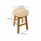 Minimalist Design Solid Wood Bar Stool Backless Counter Chair with Wood Base Clearhalo 'Bar Furniture' 'Bar Stools' 'bar_stools' 'furn' 'furn_bar_stools' 'Furniture' 'furniture_bar_stools' 'Kitchen & Dining Furniture' 1200x1200_f32dacd0-a8ff-416e-83b8-13cbc03cb97a