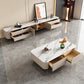 Glam Media Console Stone Media Console TV Stand with Drawers Clearhalo 'furn' 'furn_tv_stands_entertainment_centers' 'Furniture' 'Living Room Furniture' 'TV Stands & Entertainment Centers' 'TV Stands & Media Storage Furniture' 'tv_stands_entertainment_centers' 1200x1200_f334486d-3dcf-4e3d-923b-93db5ccbb894