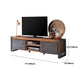 Console televisiva industriale Console TV in legno massiccio con 2 porte