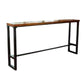 Rectangle Counter Wine Table Footrest Wood Industrial Cocktail Bar Table for Coffee Shop Clearhalo 'Bar Furniture' 'Bar Tables' 'bar_tables' 'furn' 'furn_bar_tables' 'Furniture' 'furniture_bar_tables' 'Kitchen & Dining Furniture' 1200x1200_f334da1b-16d7-4da7-b96d-0e5f3d0ac2d6