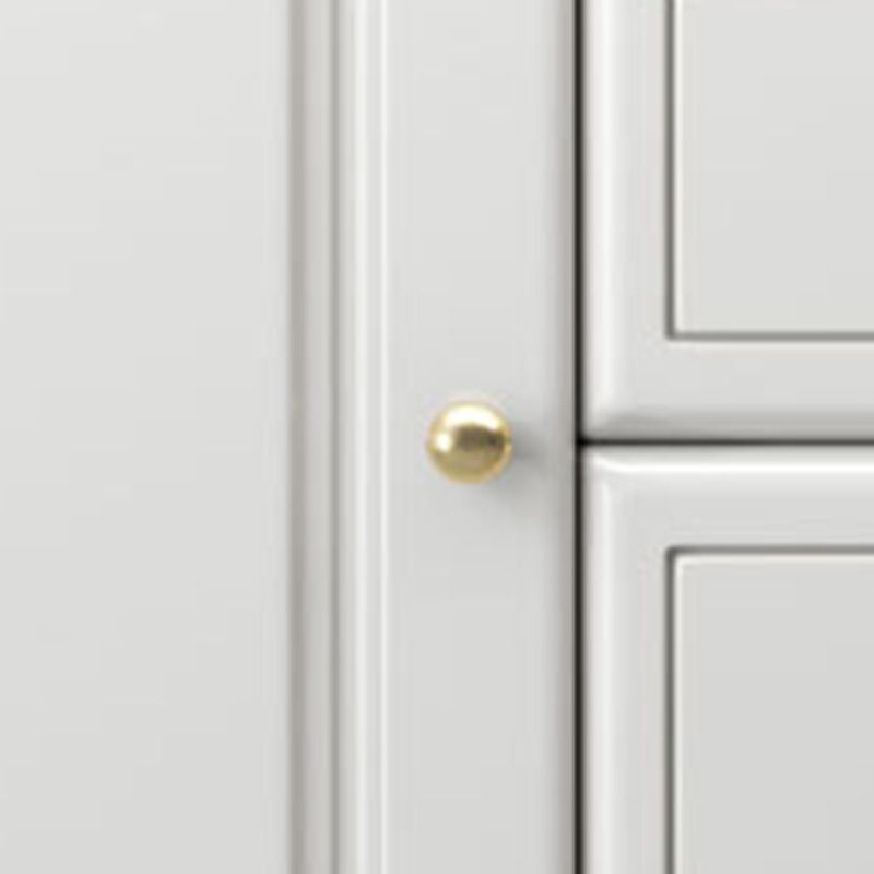 Armoire à accent de 15,74 "de large armoire latérale en caoutchouc avec 1 portes et 5 tiroirs