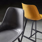 Faux Leather Counter Stool Modern Style Low Back Barstool with Metal Legs Clearhalo 'Bar Furniture' 'Bar Stools' 'bar_stools' 'furn' 'furn_bar_stools' 'Furniture' 'Kitchen & Dining Furniture' 1200x1200_f3387a5a-3d08-48d5-9b5c-0f05d492a8e2