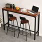 Contemporary Table and Stool Set Solid Wood 1/2/3/5 Pieces Pub Table Set Clearhalo 'Bar Furniture' 'furn' 'furn_home_bar_bar_sets' 'Furniture' 'Home Bars & Bar Sets' 'home_bar_bar_sets' 'Kitchen & Dining Furniture' 1200x1200_f338c9b9-c216-42b2-bdf4-6f0177f1c4d8